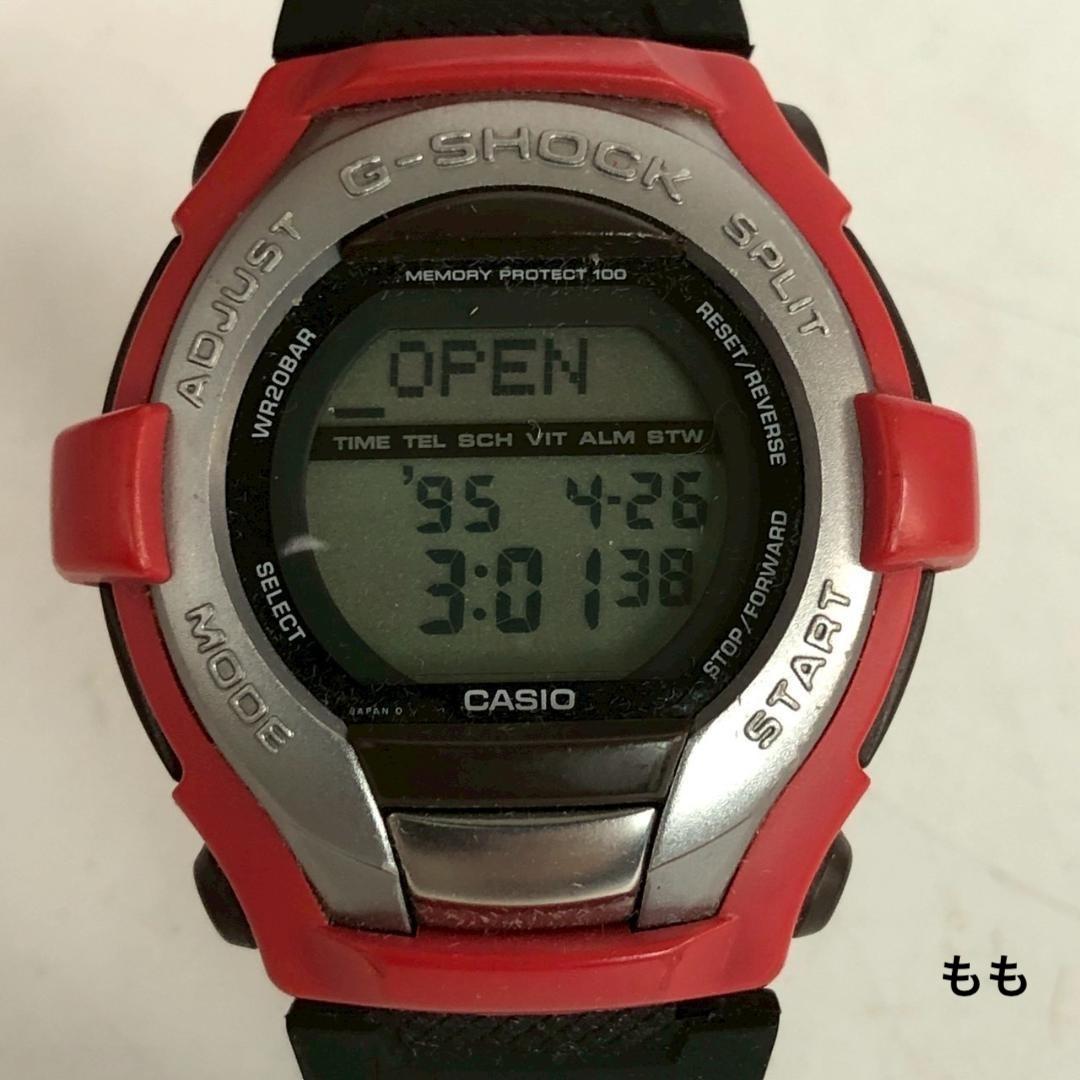 Operation confirmed CASIO Casio G-SHOCK G-COOL GT-000 Red Digital Watch Watch Men s Quartz Sports Working Item Working Item Popular Rare Rare
