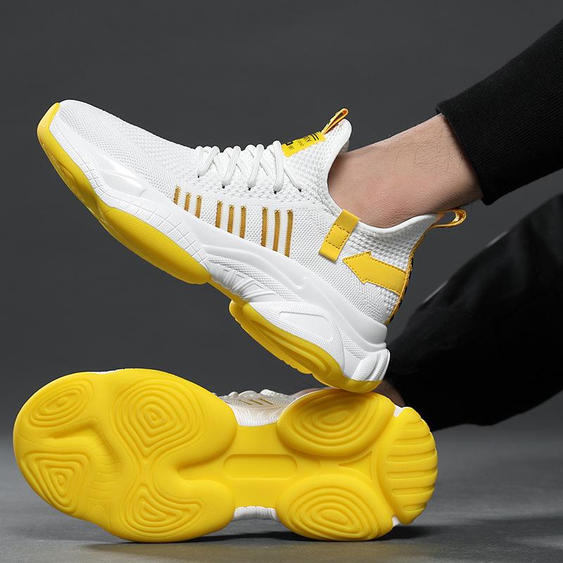 Übergröße Herrenschuhe Frühling und Herbst 2025 neue Mesh-Sportschuhe Mode Freizeitschuhe dicke Sohle Innenhöhe erhöhen Dad-Schuhe