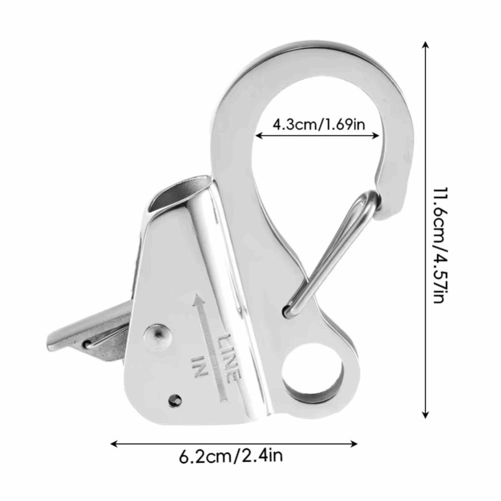 3/8 Inch Boat Anchor Hook 5/8 Inch Quick Release Bumper Convenient Boat Fender Clip  Marine Use