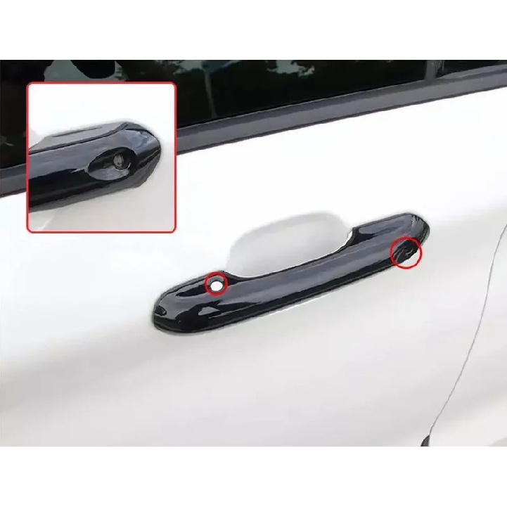 4Pcs/Set For Ford Explorer -2024 ABS Plastic Door Handle Cover Moulding Decoration Trim Car Scratch Resistant Accessories
