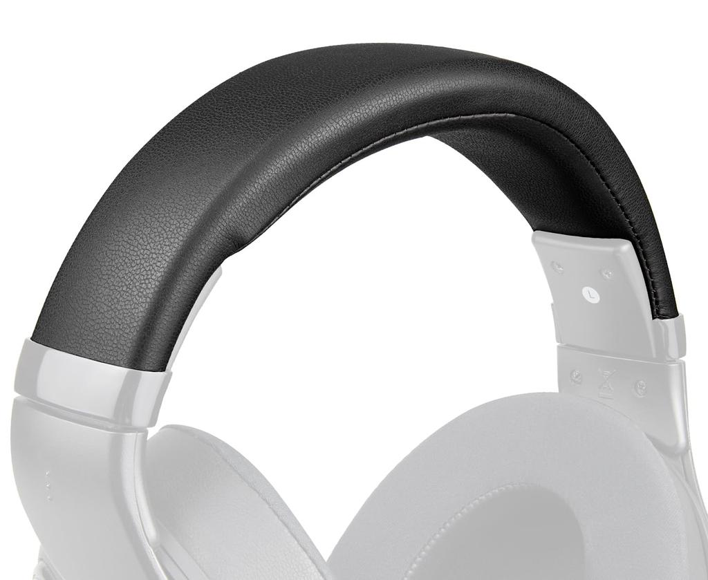 SOULWIT Headband Cushion Replacement Pad Kit Cover for Sennheiser Compatible Headstrap Repair Easy DIY Installation Black