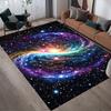 Galactic Space Design Polyester Area Rug Indoor/Outdoor Mat Living Room Bedroom Hallway Non-Slip Large Size Options Available
