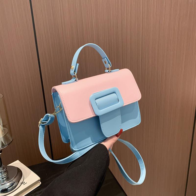 2024 Spring New Pure Color Casual Fashion Stylish Lady Shoulder Crossbody Handbag