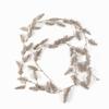 Champagne Gold & White Artificial Vine Leaves for Christmas Tree Decoration