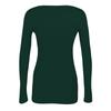 Women's And Winter Slim Bottom T-shirt Fashion Casual Color Round Neck Pullover Long Sleeve Top
