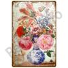 Garden Flower Rules Metal Sign Vintage Metal Plaque Plates Decor For Pub Bar Home Wall Decor Art Tin Signs Flower Poster Gift