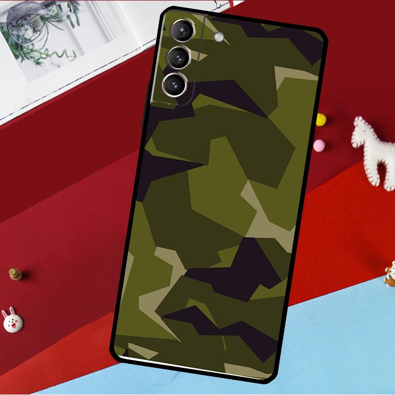 Camo Camouflage Pattern Funda For Samsung Galaxy S26 Ultra S24 S22 S23 S25 Plus S20 S21 FE S9 S10 S25 FE Phone Case