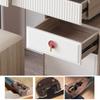 Multipurpose Drawer Slide Fittings Hardware Set 10 Pack Sturdy Plastic and Metal Materials Home Accessory for Daily Use