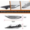ADIIL For 2011-2014 Porsche Cayenne 958 Clear Lens Sequential LED Side Marker Signal Lights Front Fender Side Marker Lamps