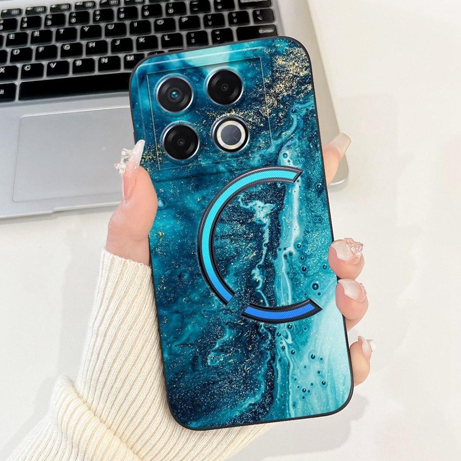 Per Infinix GT 20 Pro 2024 Custodia X6871 Cover Antiurto Fantasia alla Moda Morbido Silicone Opaco Custodia per Telefono Per Infinix GT20 Pro Coque