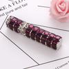 12ml Diamantbesetzte Parfümflasche Sprühflasche Glas Leere Kosmetikbehälter Probenfläschchen Mini Nachfüllbares Sprüh-Makeup