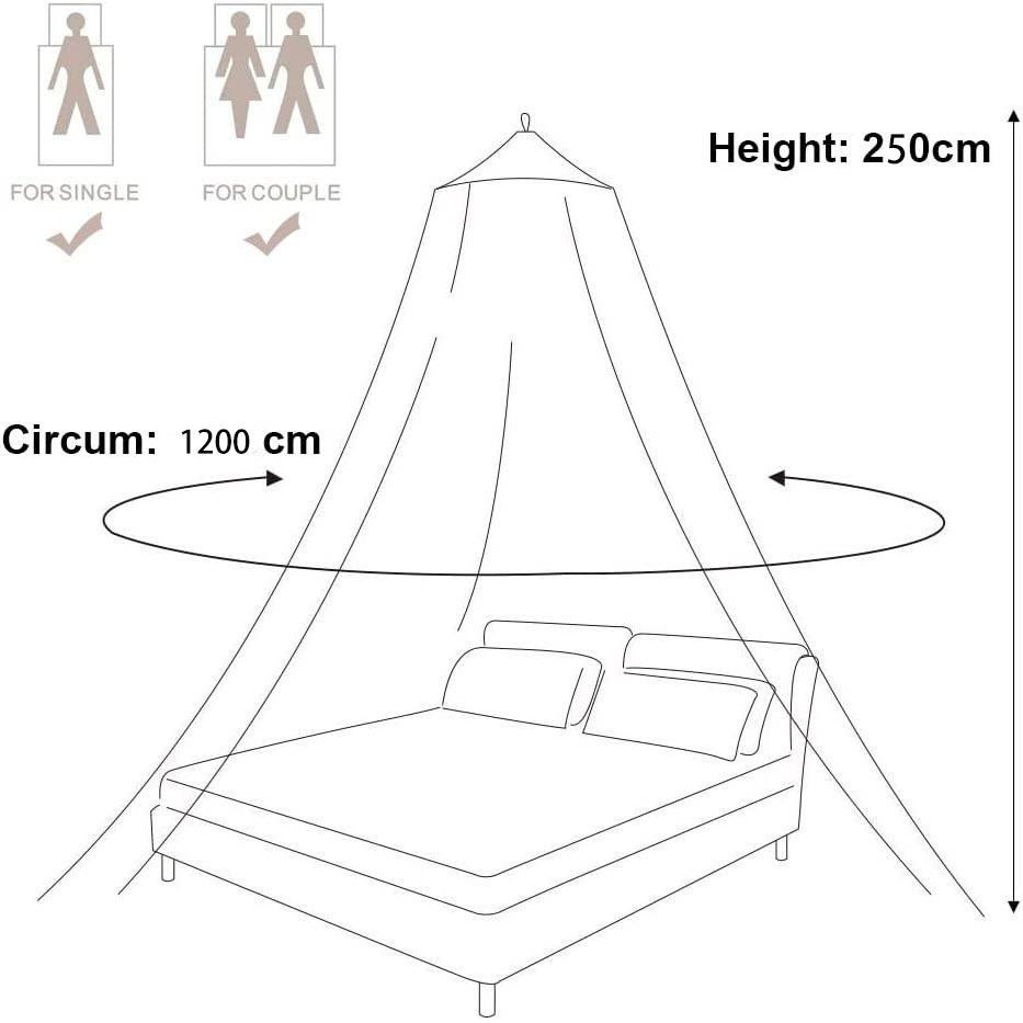 Zanzariera a Cupola Grande Zanzariera da Appendere Rete per Letto Tenda Repellente per Insetti e Mosche Protezione per Casa Tenda da Letto Dropshipping