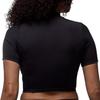 New Jordan Women's Short Sleeve Knit Crop Top HJ0084-010