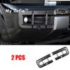 For HAVAL H9 2nd MKII 2024 2025 2026 Car Front Rear Fog Light Lamp Cover Trim Headlight Covers Frame Hole Black Accessories