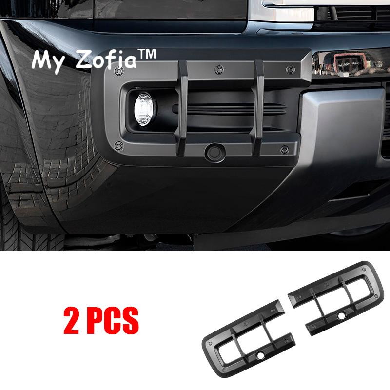 For HAVAL H9 2nd MKII 2024 2025 2026 Car Front Rear Fog Light Lamp Cover Trim Headlight Covers Frame Hole Black Accessories