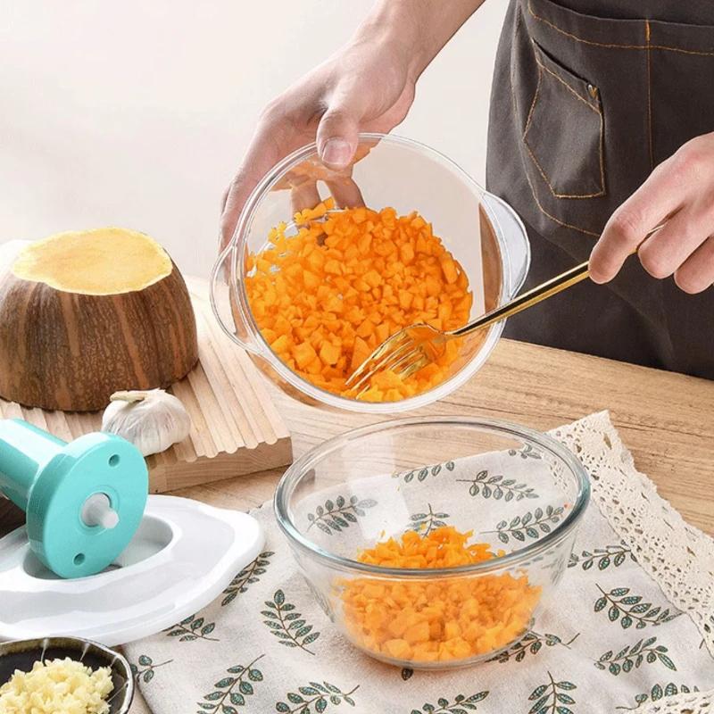 Pat Music Manual Press Type Vegetable Cutter Household Multi-functional Cooking Machine Mincing Machine