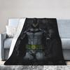 The Dark Knight Blankets Batmans Flannel Awesome Warm Throw Blanket for Coverlet Textile Decor,