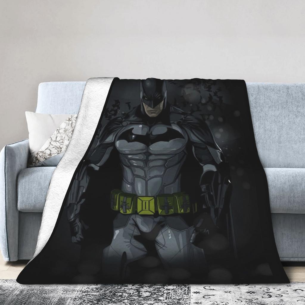 The Dark Knight Blankets Batmans Flannel Awesome Warm Throw Blanket for Coverlet Textile Decor,