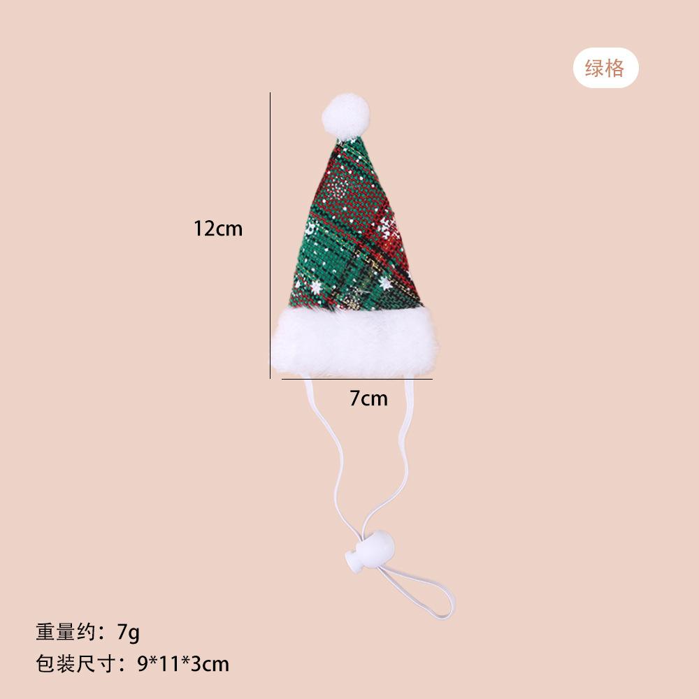 Pet Christmas Cute Small Hat Adjustable Cat Christmas Party Decoration Hat Pet Hat