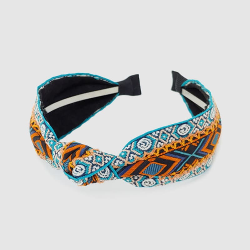 LALA Bandana Wide Hairband - Blue