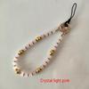 Crystal Glass Bead Phone Lanyard: Anti-Lost Fashion Accessory Keychain