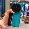 Case For Oppo Find X8 Pro Luminous Contrast Color Leather Raised Frame Camera Protection Back Case Cover Glow In The Dark