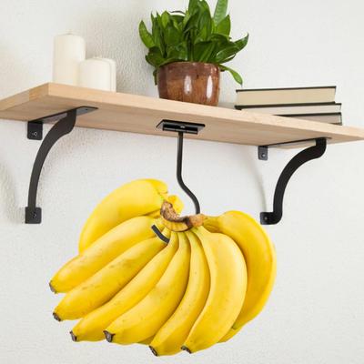 Banana Hook 13LB Load-capacity Foldable Design Self-Adhesive Simple Installation Under-Cabinet Banana Hanger