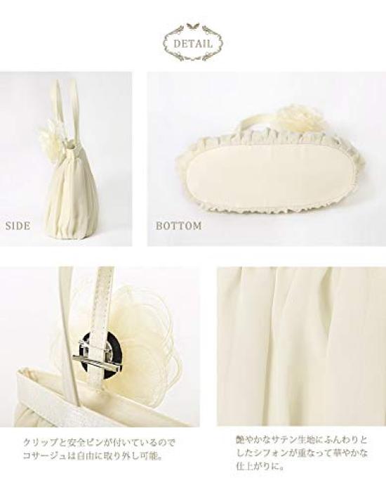 Kouei Store Formelle Luxus-Partytasche mit großem Fassungsvermögen, Falte, Brosche, Magnetverschluss, Beige, L103-H-bg