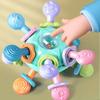 Baby Toy Ball Rattles Soft Ball Toy Newborn Grasping Teethers Hand Bell Sensory Toys Kids Educational Toys for 0-12 Months Baby