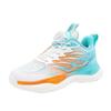 Boys sports shoes students lightweight non-slip skipping rope running shoes summer breathable button children's white shoes