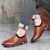 Fashion Autumn Brand Men's Casual Shoes Fashion Comfortable Dress Shoes for Male Leisure Soft Bottom Business Chamois Slip-on Flats Shoe