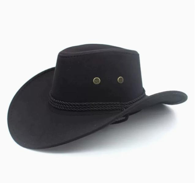 Western Hat with Wide in for Sun Beach Wear One Size