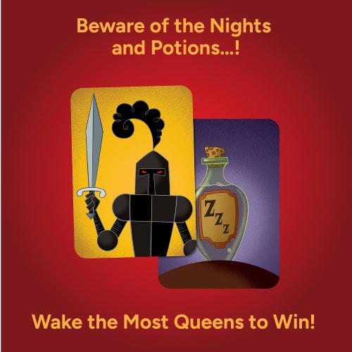 Sleeping Queens: Family-friendly Card Game for Parents and Children, Perfect for Parties, Tabletop Games, and Brain Training. Complete Set, Internatio