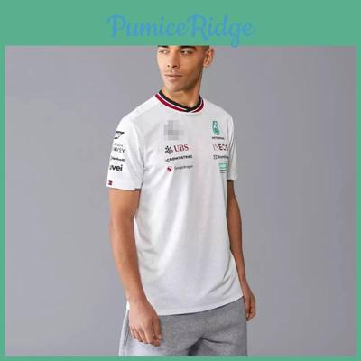 Stylish 2024 F1 -benz Team Short Sleeve T-shirt With Comfortable Loose Fit