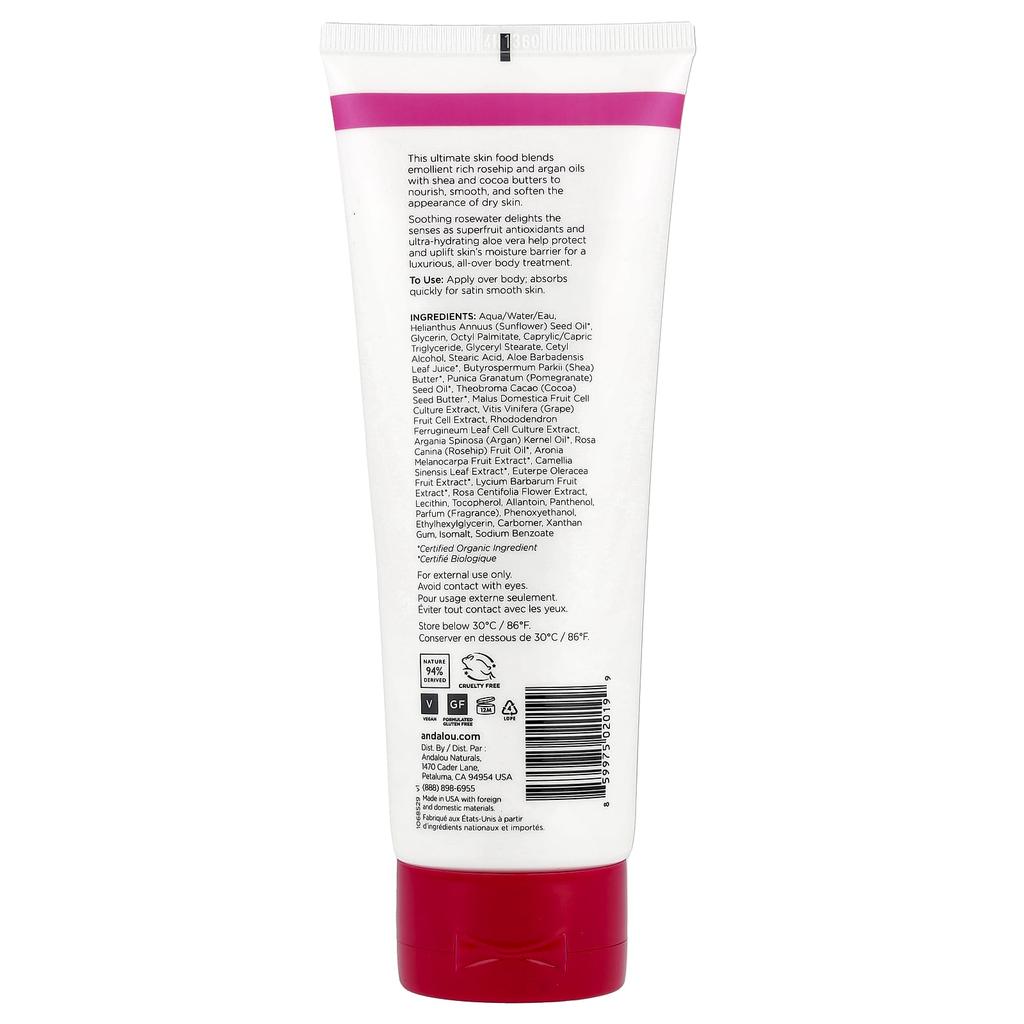 Body Lotion, Soothing, 1000 Roses, 236Ml(8Fl Oz)