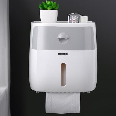 Creative Waterproof Wall-mounted Press-open Double-deck Paper Towel Boxes Rolled Paper Towel Boxes