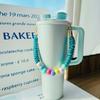 For Stanley Tumbler Strap Holder Dopamine Colored Cream Portable Lanyard Cup Sleeve Suitable 6-10cm Cup Mouth Thermo Accessories