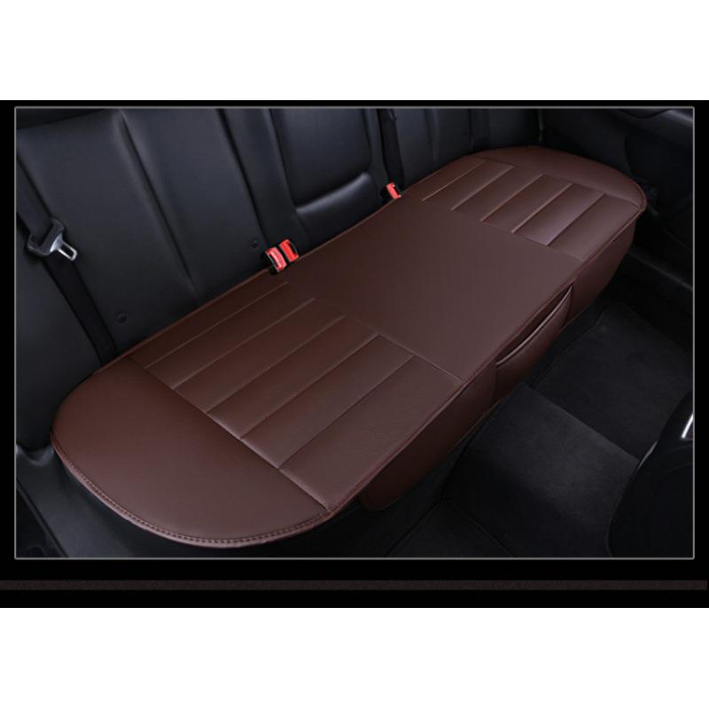 Universal Color Block Car Seat Cushion Set - Full Coverage, Non-Slip, No Backrest, Fashionable, Four Seasons, Three Pieces.