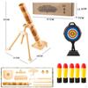Mortar Launcher Playset Rocket Set with 5 Foam Shells, Soft, for 6-12 Years Old