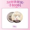 ILLIT "SUNNER MOON" Cartoon Mirror Keychain Tinplate Badge Gift