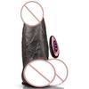 Silicone Realistic XL Telescopic Vibrating Dildo for Women