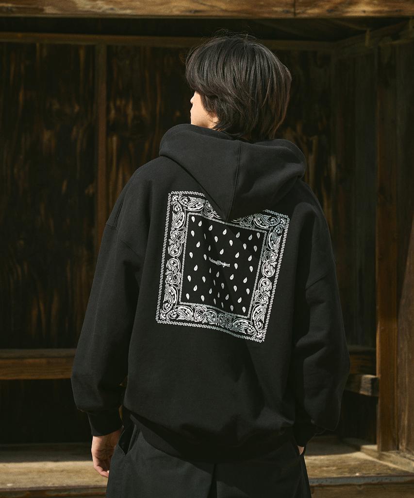 Minimalproject Paisley Zip-Up Hoodie Mzt115 / 3 Colors