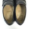 80s-90s Vintage Made In England Grenson Woven Leather Coin Loafer Moccasin 8 / 26.5cm / Black Dress Shoes(USED)