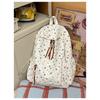 Korean Small Fresh Schoolbag Female College Student Simple Star Backpack Lightweight Large Capacity High School Backpack
