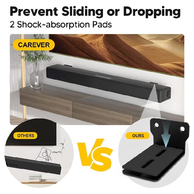 Quality Wall Mounted Speaker Stands, Floating Rack for Home Cinema Enthusiasts, Music Equipment Wall Mount Holder