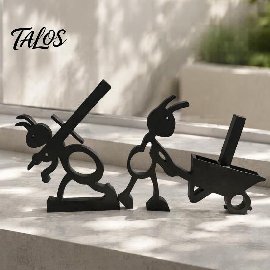 Functional Tabletop Ornament 3D Printed Ant Paper Roll Holder, Decorative Towel Holder Creative Display Rack for Home Kitchen Decor Accents
