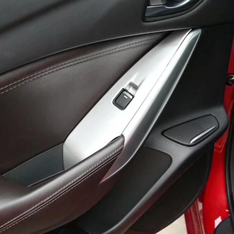 Fits 17 Atenza: Headlight Adjuster, Electronic Handbrake, Armrest, Handle, Gear Shift Frame, and Interior Accents.