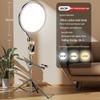 LED Live Streaming Selfie Light: Desktop & Floor Standing 