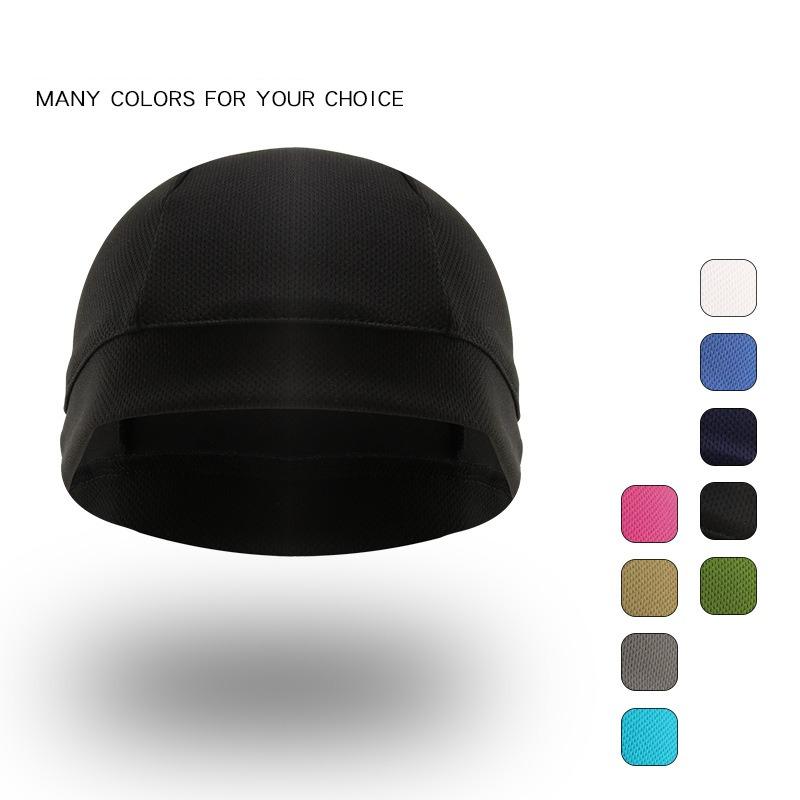 Berretto in Rete Sottile Traspirante Estivo Teschio Assorbi Sudore Cappello Sportivo Sottocasco Traspirante Asciugatura Rapida Cappello da Ciclismo