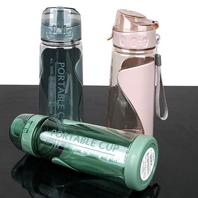 500ml Reise Auslaufsicher Klar Sport Wasserflasche Getränke Tassen Trinkflasche Kunststoff